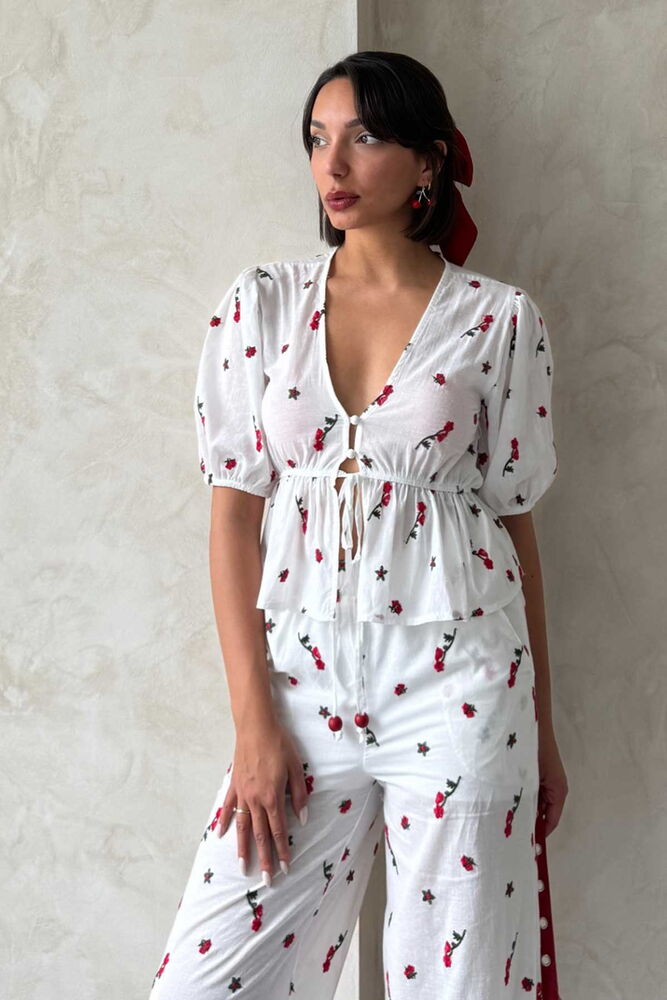Embroidered Voile Blouse - Producer: Topshow - Wholesale Women Clothes - TheBS Women