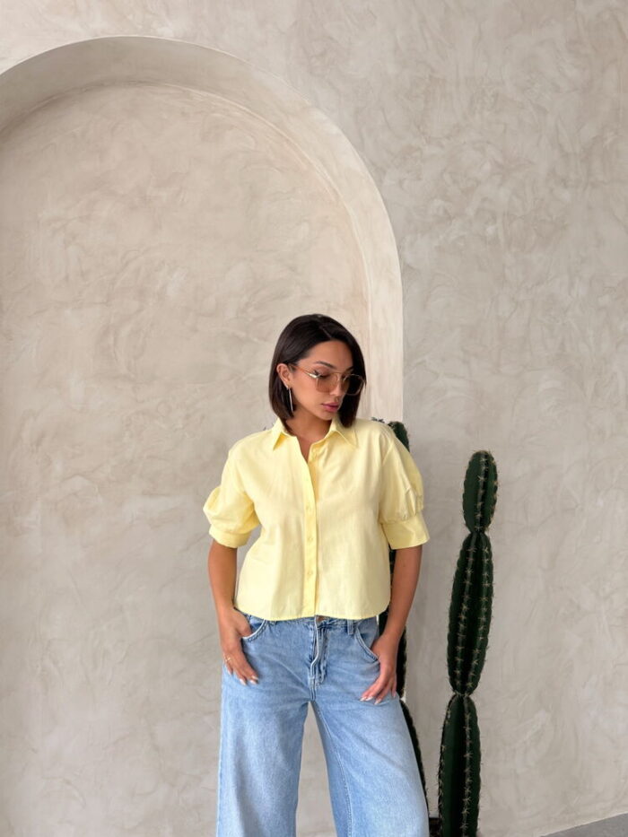 Back Butterfly Detailed Shirt - Producer: Topshow - Wholesale Women Clothes - TheBS Women