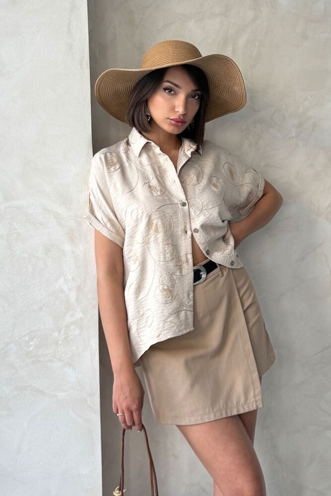 D 2789 Embroidered Shirt -Pattern 2 - Producer: Topshow - Wholesale Women Clothes - TheBS Women