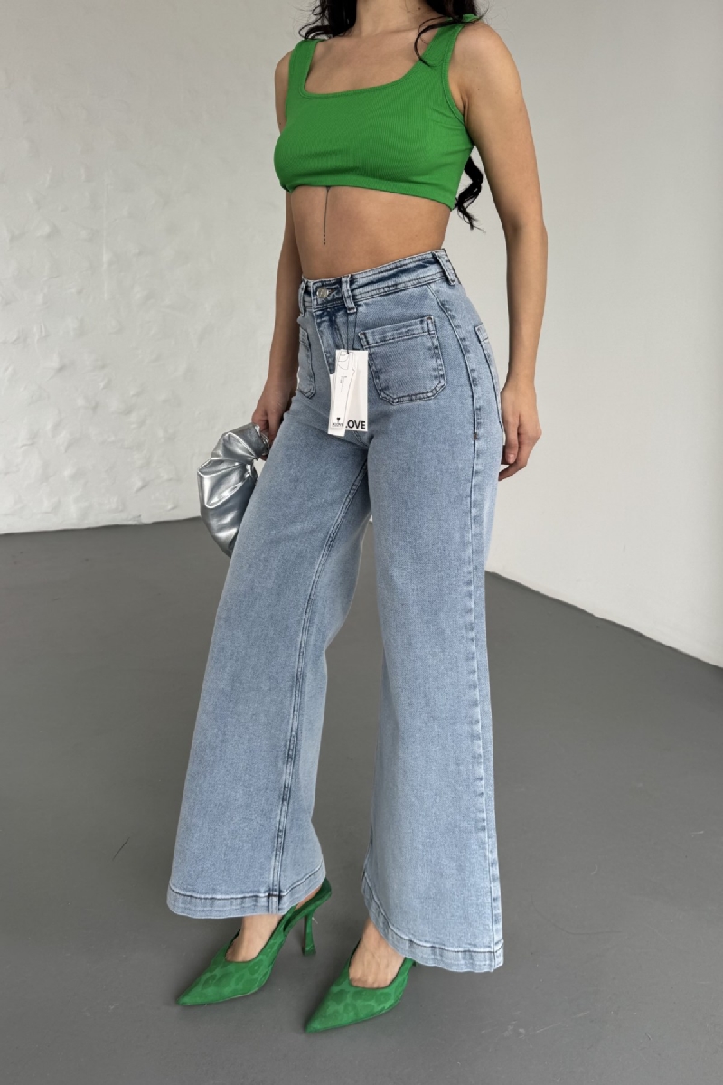 Front Pocket Detailed Jeans - Brand: XLove - Women & Kids, Baby Clothes Wholesale - TheBS Women