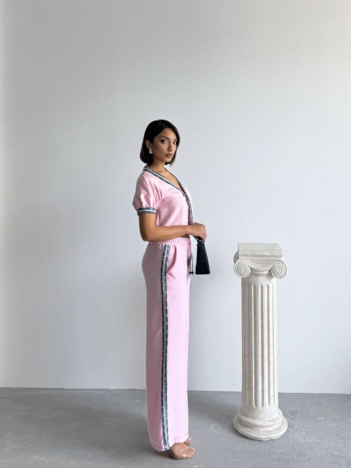 Denim Striped Pants - Producer: Topshow - Wholesale Women Clothes - TheBS Women