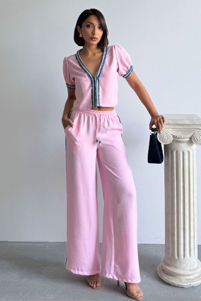 Denim Striped Pants - Producer: Topshow - Wholesale Women Clothes - TheBS Women