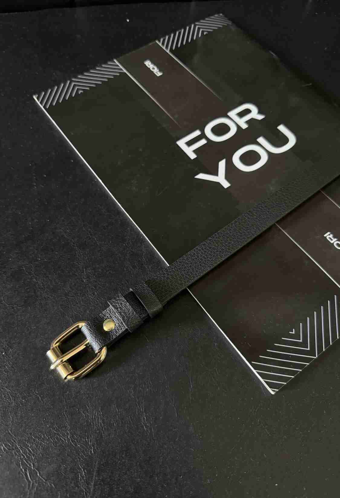 Slim Women's Belt With Square Buckle - Brand: Fiori - Women & Kids, Baby Clothes Wholesale - TheBS Women