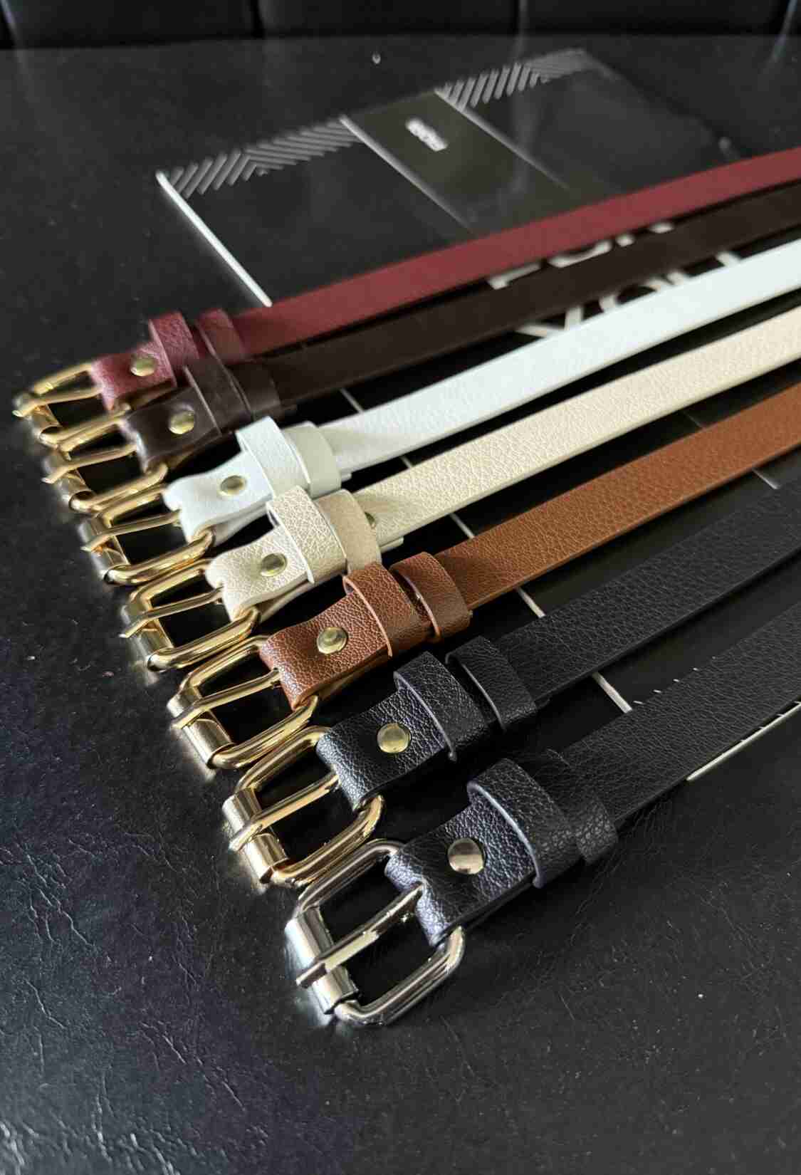 Slim Women's Belt With Square Buckle - Brand: Fiori - Women & Kids, Baby Clothes Wholesale - TheBS Women
