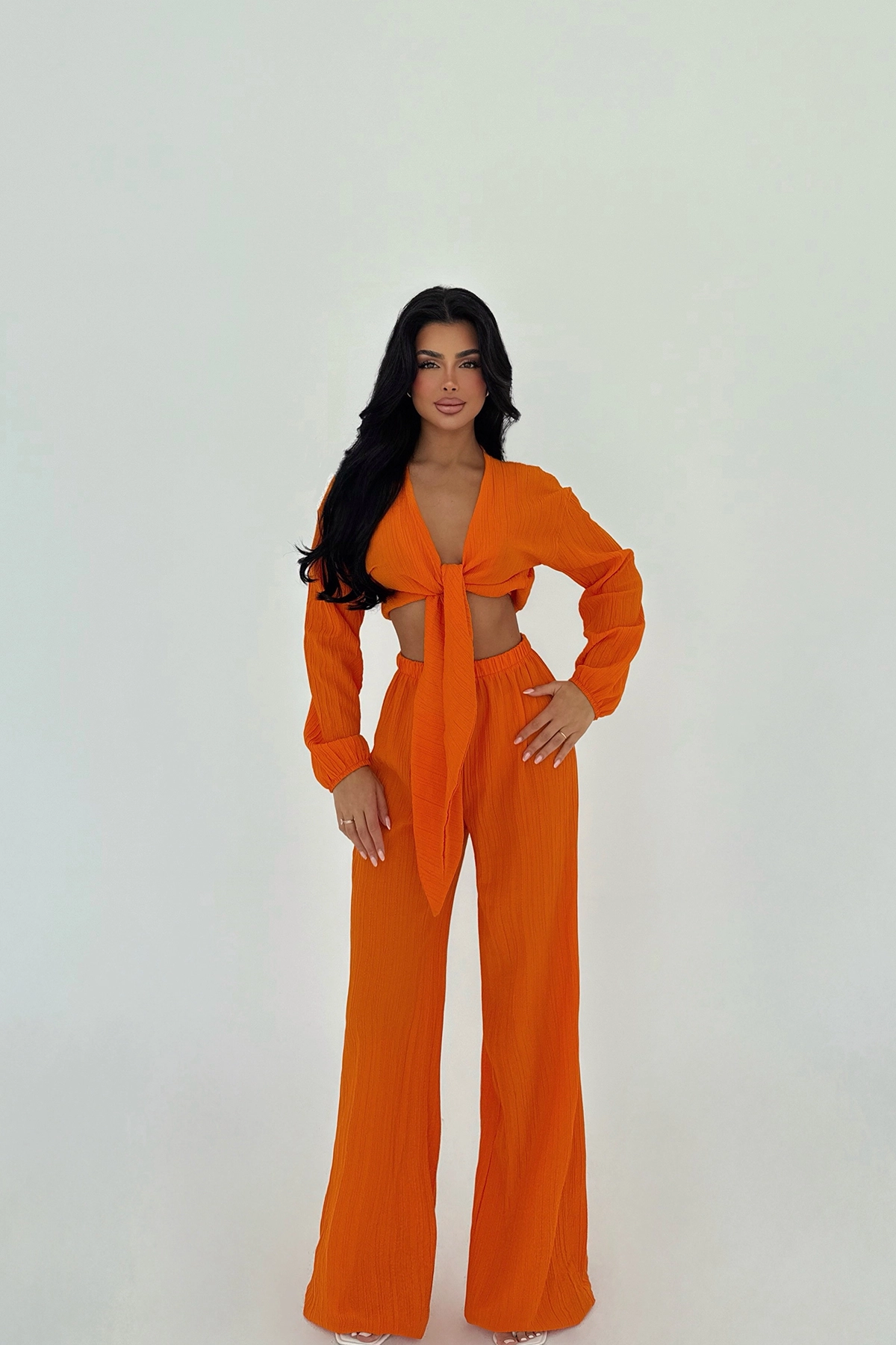 Adelina Tie-Up Suit - Producer: EYYO ATELIER - Wholesale Women Clothes - TheBS Women