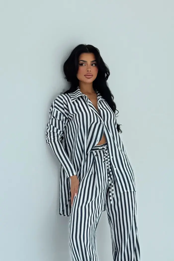 NavyTrouser Suit - Producer: EYYO ATELIER - Wholesale Women Clothes - TheBS Women