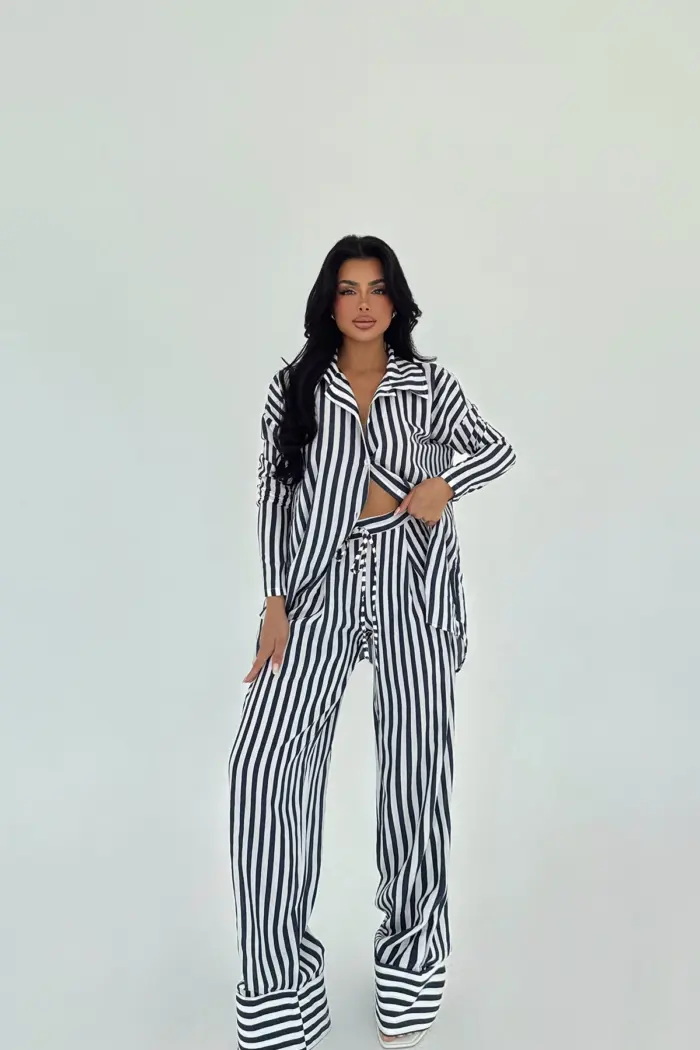 NavyTrouser Suit - Producer: EYYO ATELIER - Wholesale Women Clothes - TheBS Women