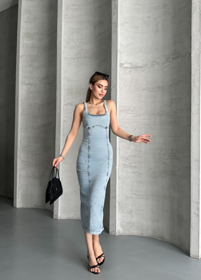 Denim Dress - Producer: My Jest Fashion - Wholesale Women Clothes - TheBS Women
