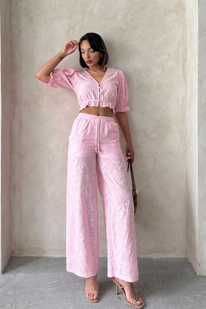 Embroidered Pants -