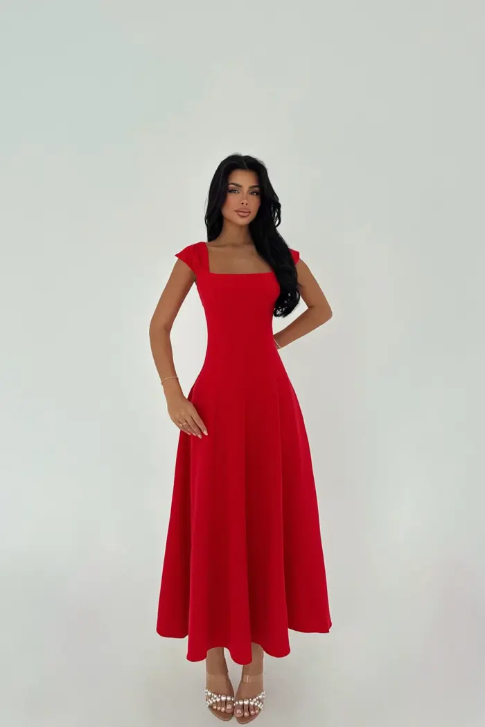 Straped Long Dress - Producer: EYYO ATELIER - Wholesale Women Clothes - TheBS Women