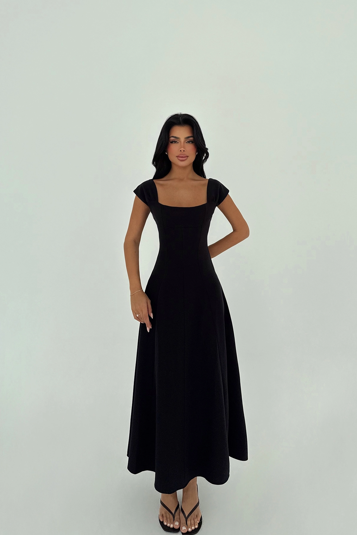 Strap Long Dress - Producer: EYYO ATELIER - Wholesale Women Clothes - TheBS Women