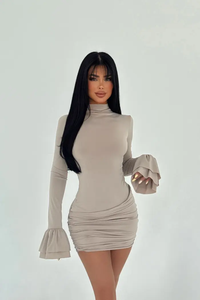 Long Sleeve Dress - Producer: EYYO ATELIER - Wholesale Women Clothes - TheBS Women