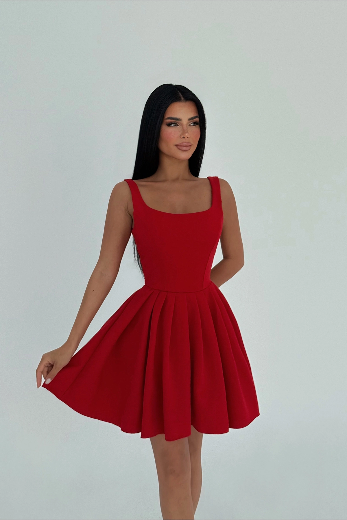 Strap Mini Dress - Producer: EYYO ATELIER - Wholesale Women Clothes - TheBS Women