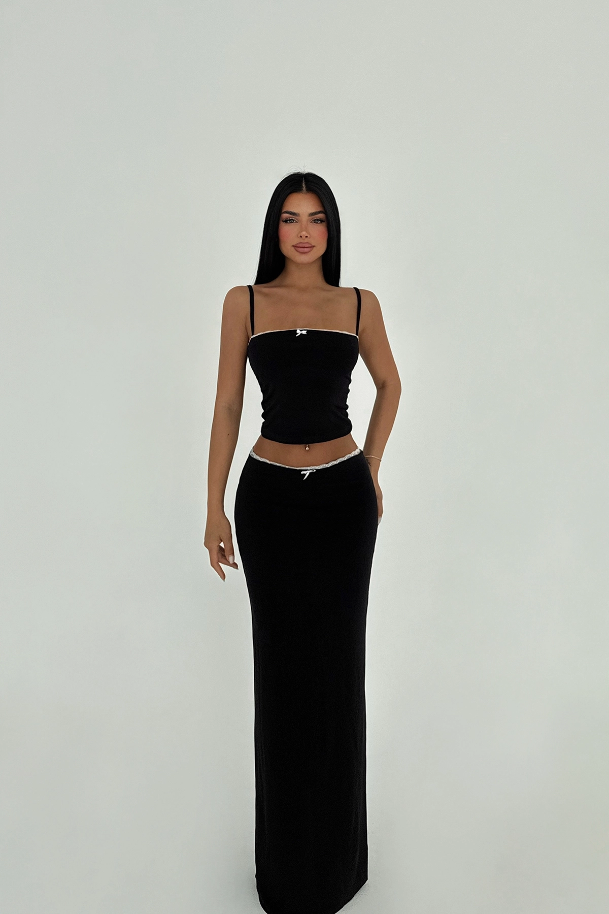 Skirted Set - Black - Producer: EYYO ATELIER - Wholesale Women Clothes - TheBS Women