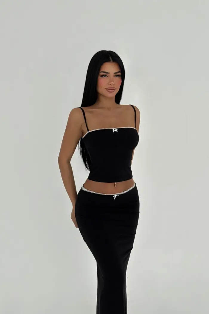 Skirted Set - Black - Producer: EYYO ATELIER - Wholesale Women Clothes - TheBS Women