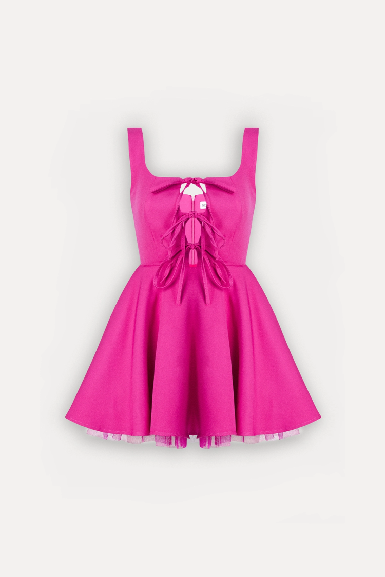 Strap Back Detail Dress - Producer: EYYO ATELIER - Wholesale Women Clothes - TheBS Women