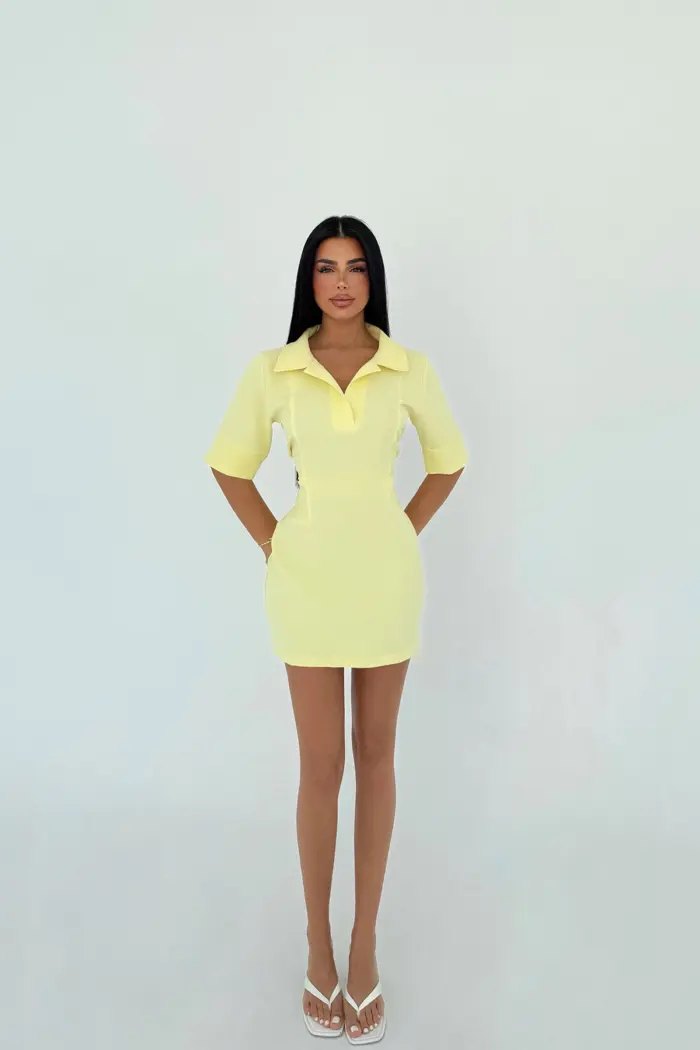 Shirt Collar Dress - Producer: EYYO ATELIER - Wholesale Women Clothes - TheBS Women