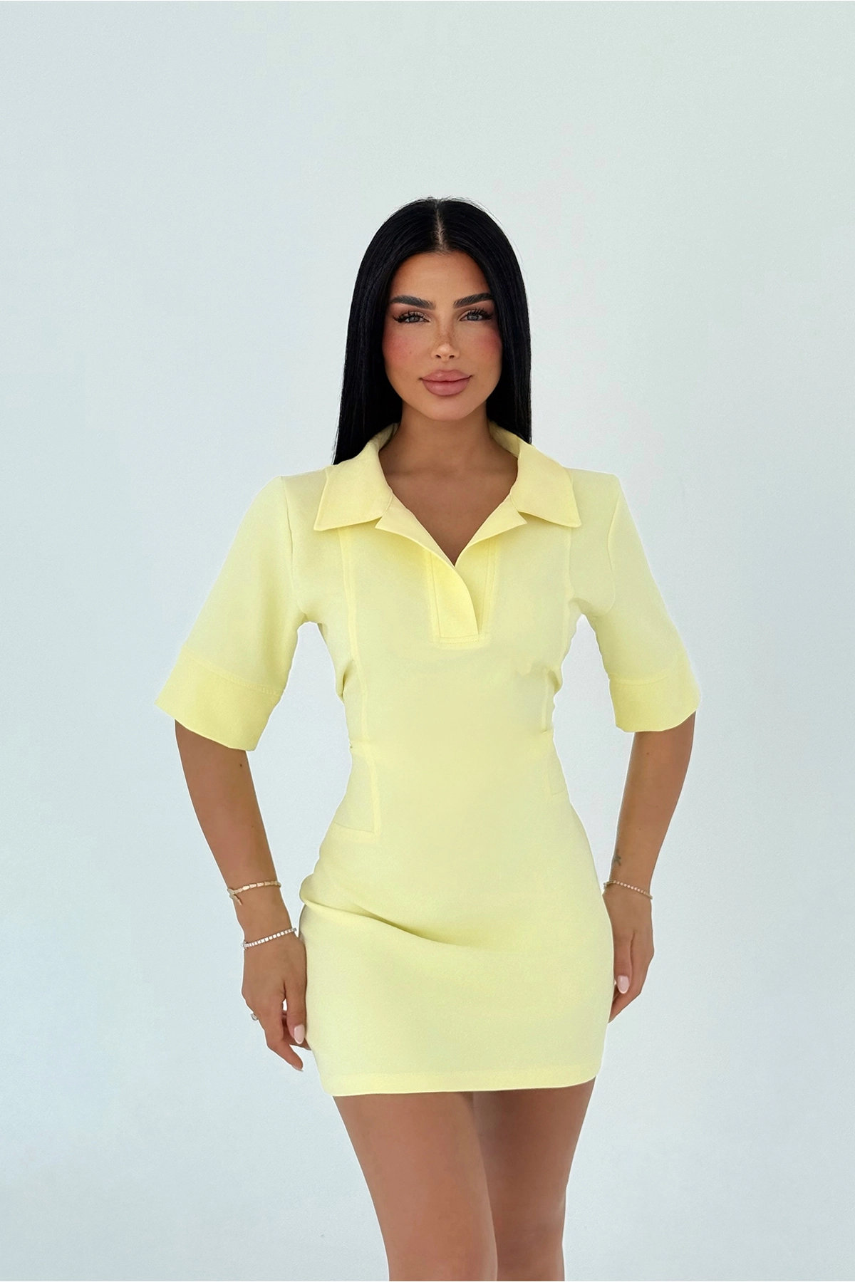 Shirt Collar Dress - Producer: EYYO ATELIER - Wholesale Women Clothes - TheBS Women