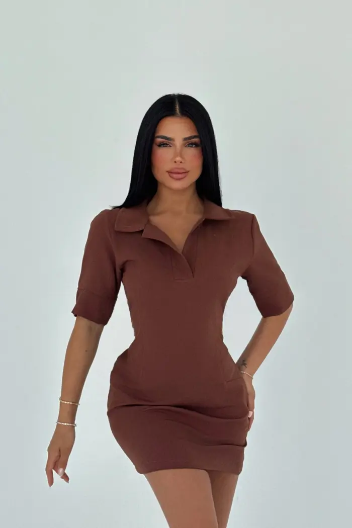 Shirt Collar Dress - Producer: EYYO ATELIER - Wholesale Women Clothes - TheBS Women