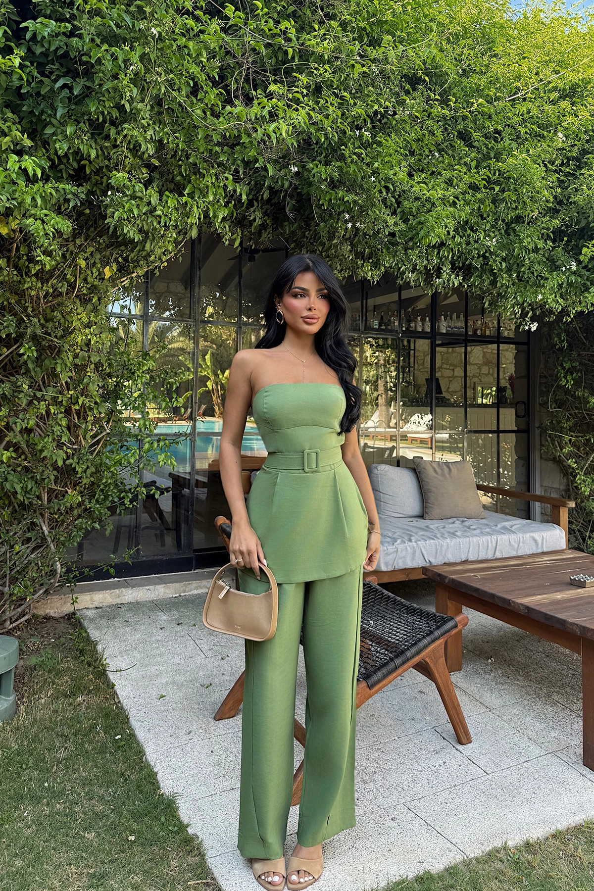 Betty Belted Suit - Producer: EYYO ATELIER - Wholesale Women Clothes - TheBS Women