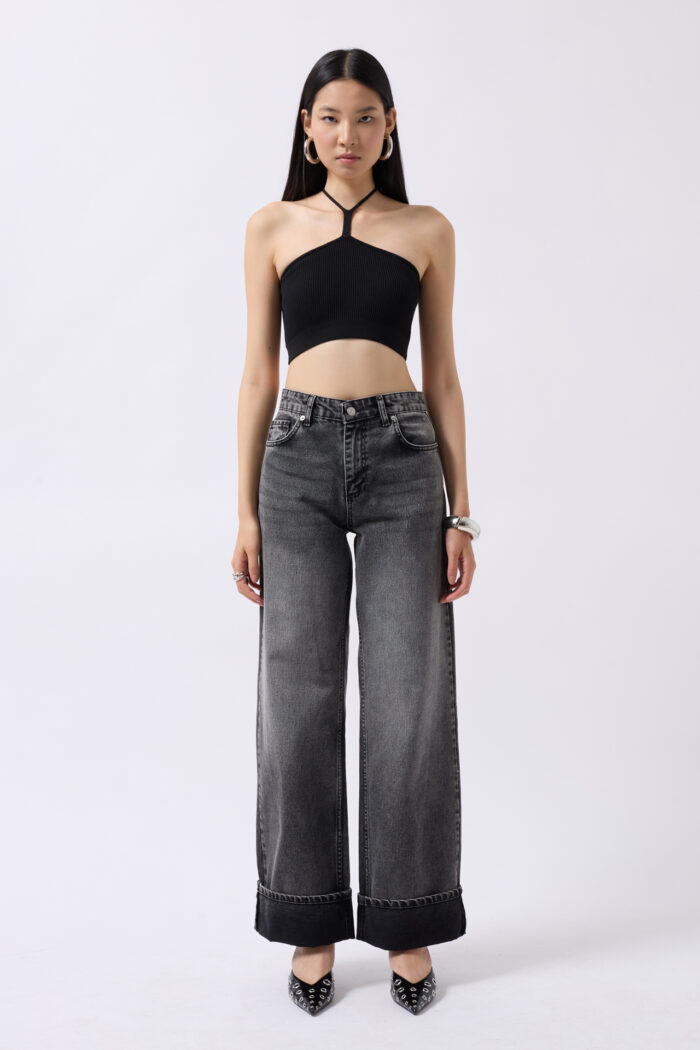 Window Detail Corded Crop - Producer: Black Fashion - Wholesale Women Clothes - TheBS Women