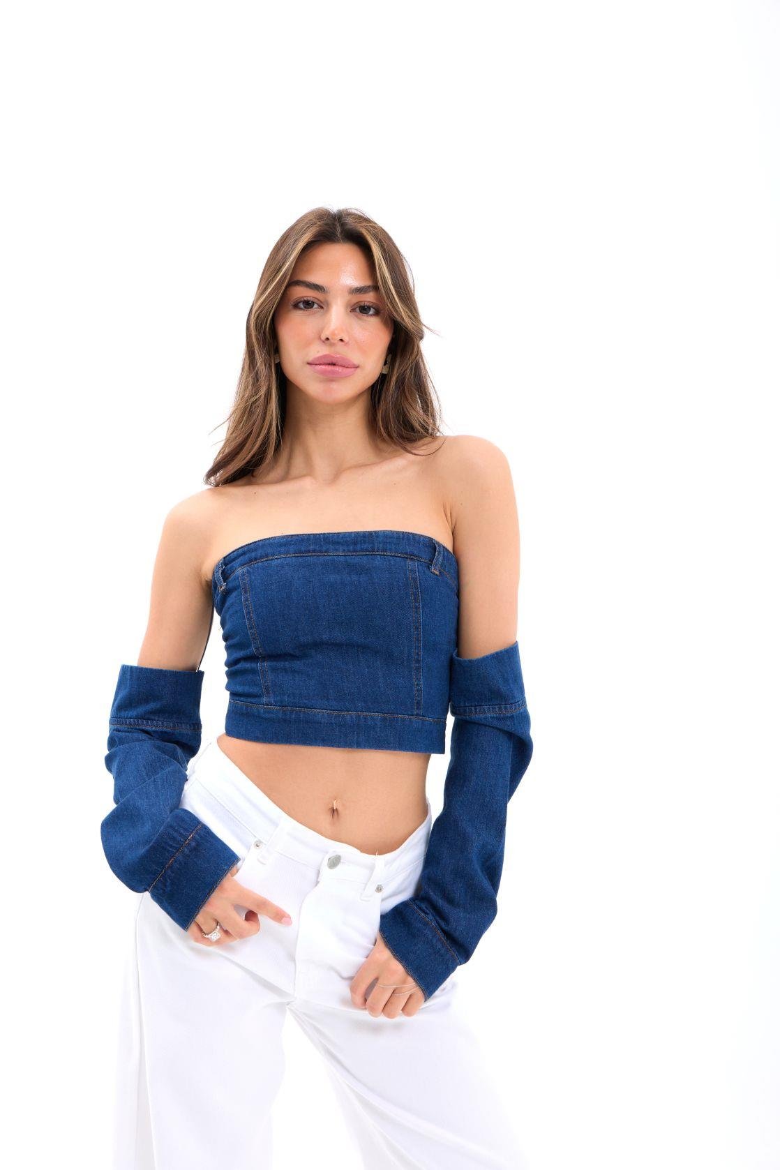 Jeans Crop - Blue - Brand: Fame - Women & Kids, Baby Clothes Wholesale - TheBS Women