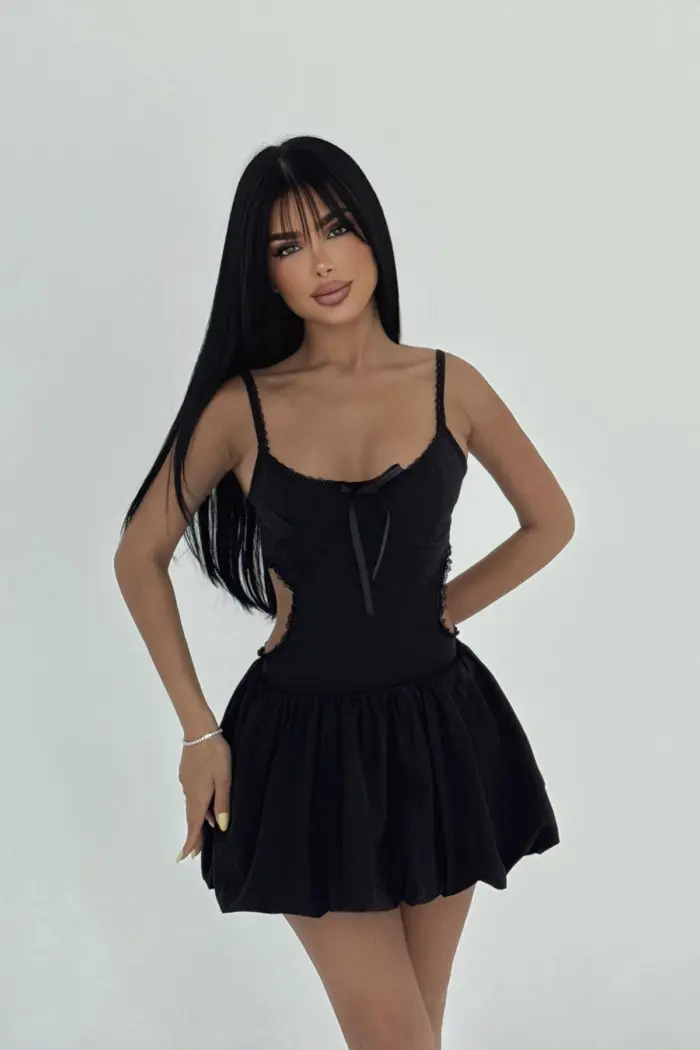 Strap Mini Dress - Producer: EYYO ATELIER - Wholesale Women Clothes - TheBS Women