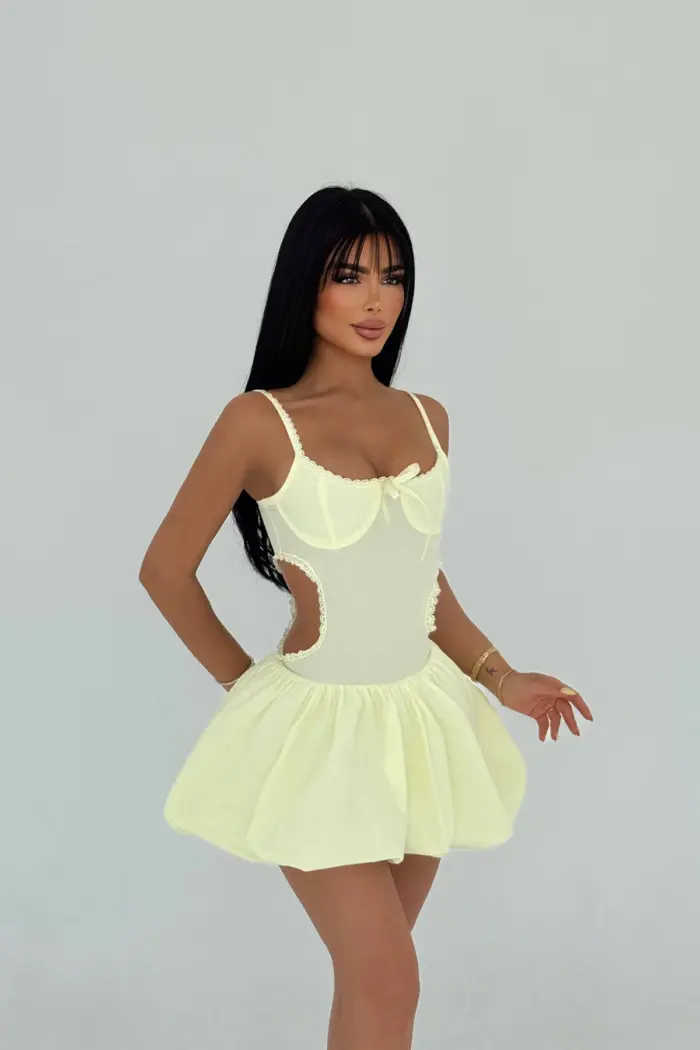 Strap Mini Dress - Producer: EYYO ATELIER - Wholesale Women Clothes - TheBS Women