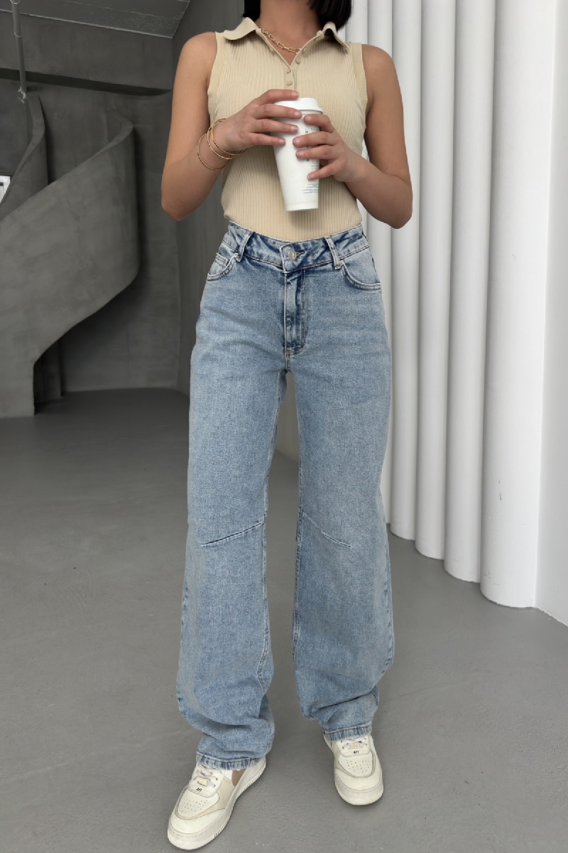 Baggy Jeans With Array Pencils – Brand: XLove – Women & Kids, Baby Clothes Wholesale – TheBS Women