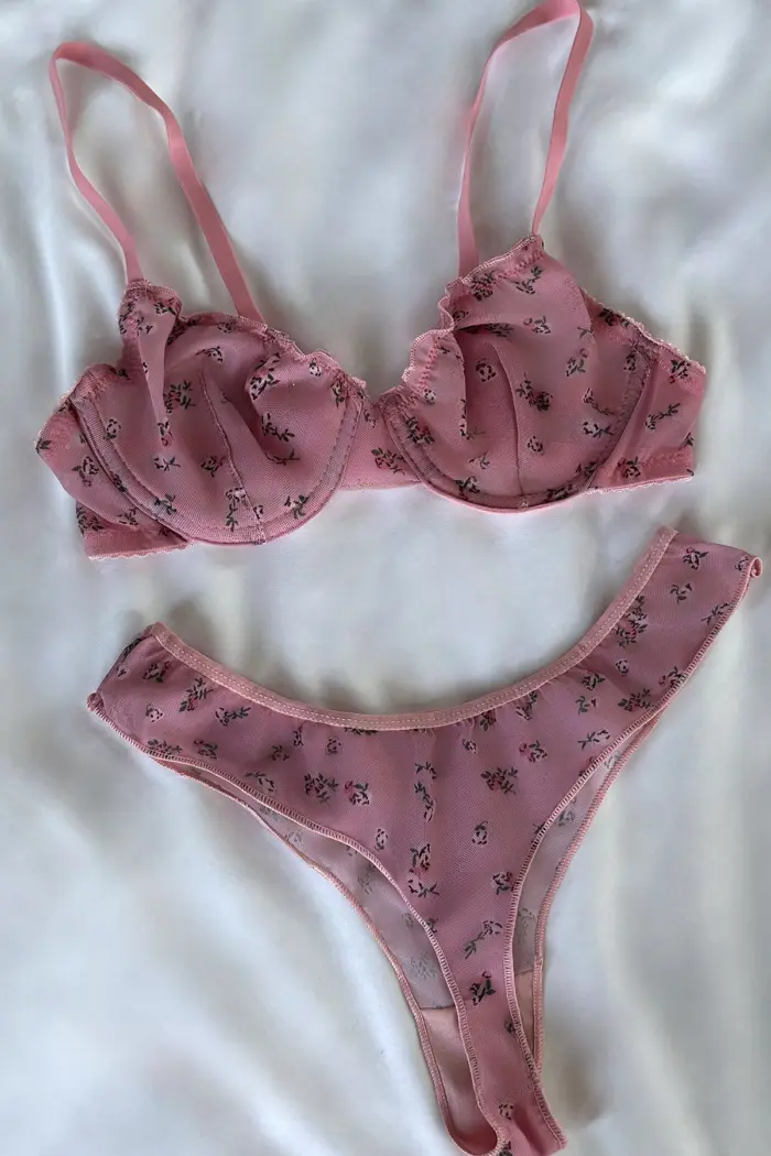 Flower Detail Underwear - Producer: EYYO ATELIER - Wholesale Women Clothes - TheBS Women