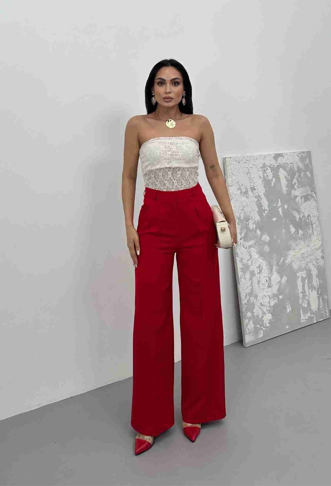 Pleated Palazzo Pants - Brand: Juste - Women & Kids, Baby Clothes Wholesale - TheBS Women