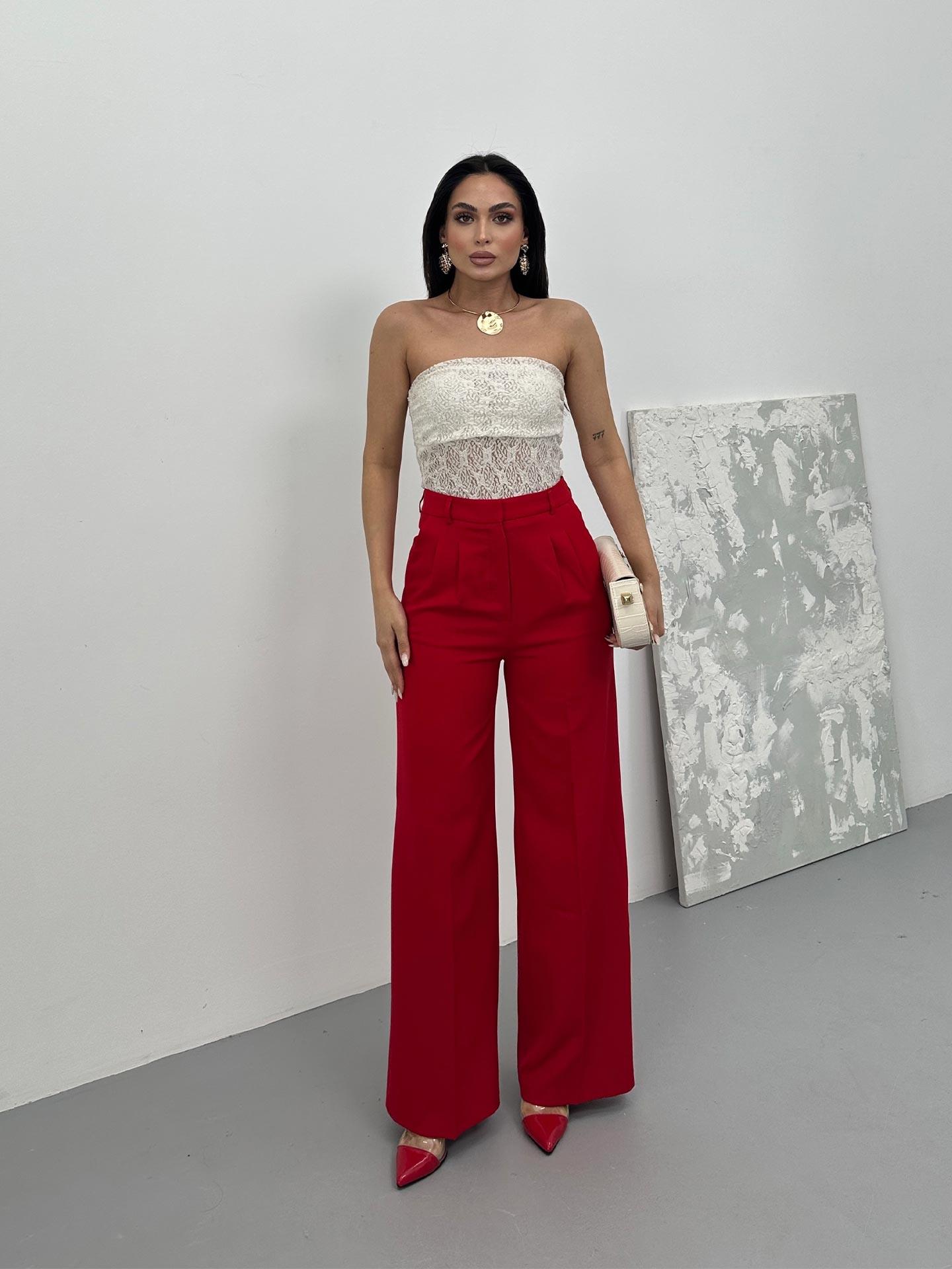 Pleated Palazzo Pants - Producer: Juste - Wholesale Women Clothes - TheBS Women