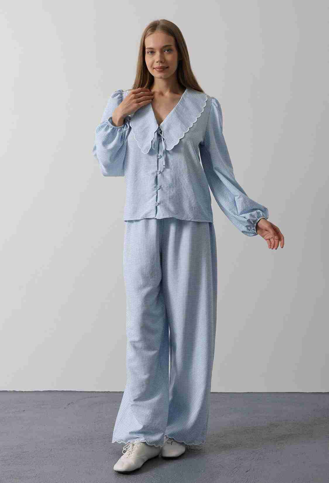 Embroidered Baby Collar Pants Set - Baby - Brand: Reyon - Women & Kids, Baby Clothes Wholesale - TheBS Women