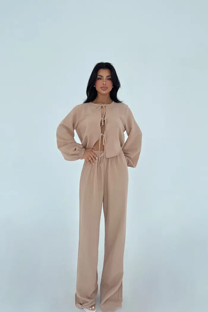 Tied Trouser Suit - Producer: EYYO ATELIER - Wholesale Women Clothes - TheBS Women