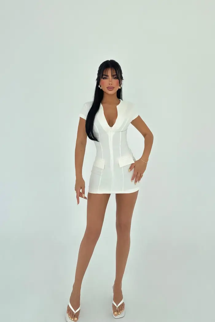 Sexy Elegant Bodycon Mini Dress - Producer: EYYO ATELIER - Wholesale Women Clothes - TheBS Women