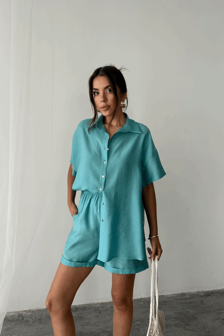 Blue Casual Streetwear Set - Producer: Ello - Wholesale Women Clothes - TheBS Women