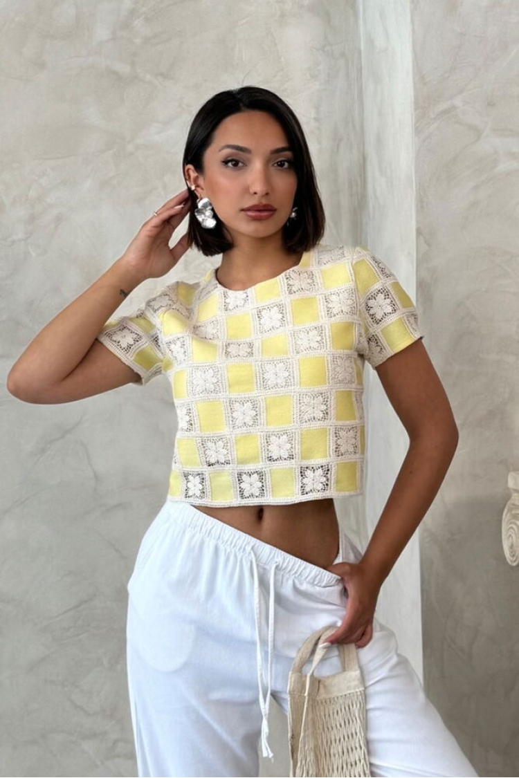 Casual Boho Checkered Floral Blouse - Brand: Topshow - Women & Kids, Baby Clothes Wholesale - TheBS Women