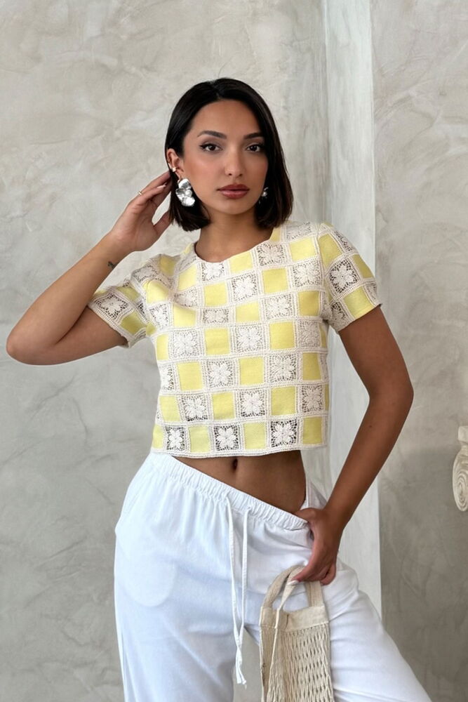 Casual Boho Checkered Floral Blouse - Brand: Topshow - Women & Kids, Baby Clothes Wholesale - TheBS Women