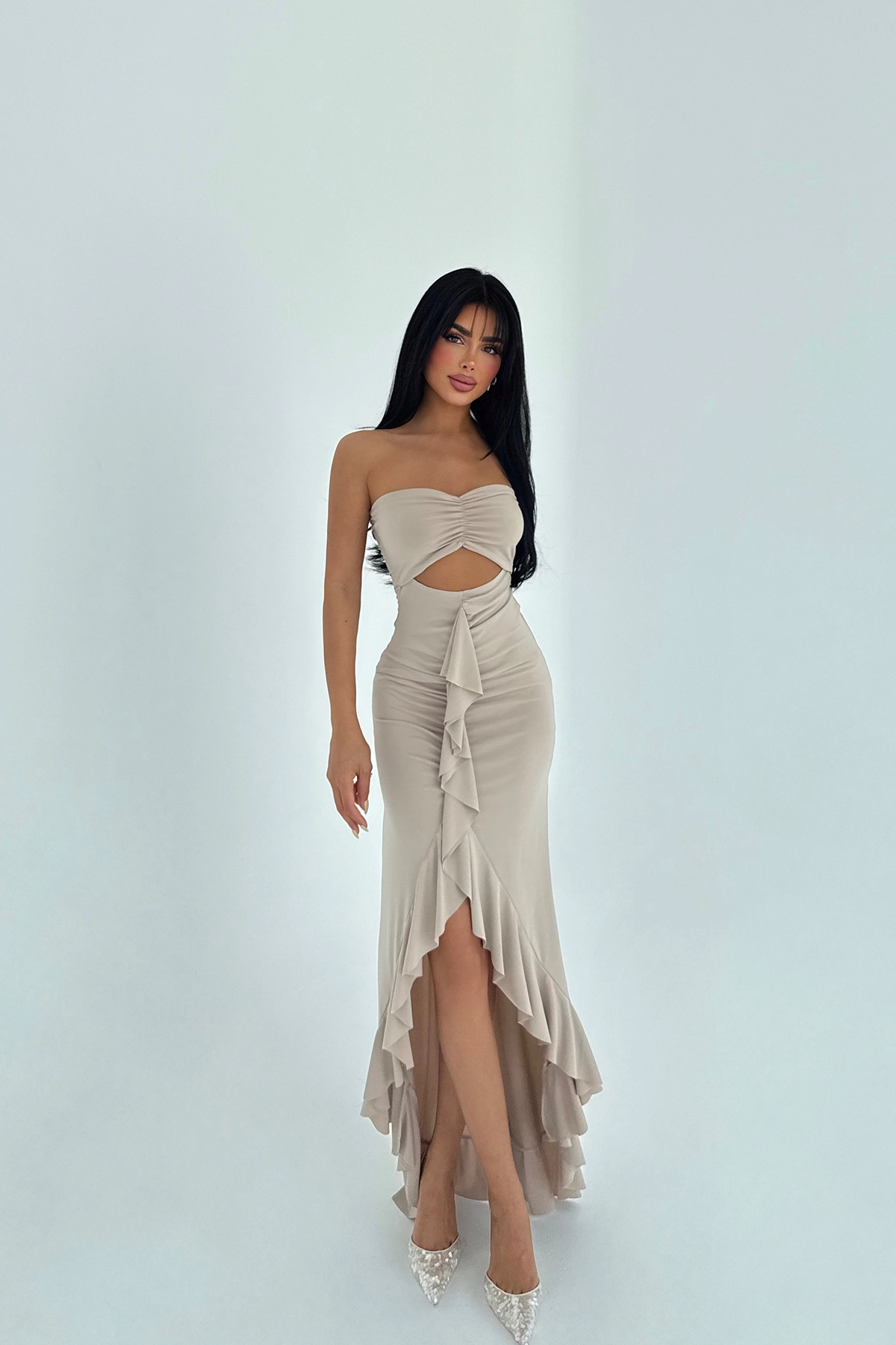 Sexy Elegant Formal Glam T-shirt Dress - Producer: EYYO ATELIER - Wholesale Women Clothes - TheBS Women