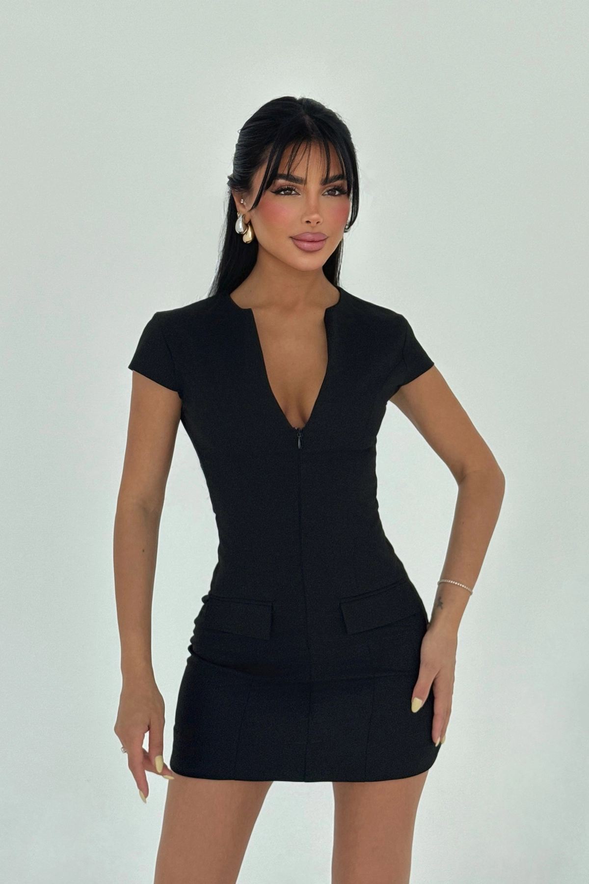 Sexy Elegant Formal Bodycon Mini Dress - Producer: EYYO ATELIER - Wholesale Women Clothes - TheBS Women