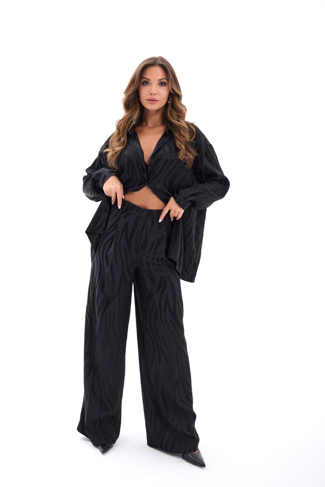 Animal Print Oversized Fit Palazzo Set - Brand: Fame - Women & Kids, Baby Clothes Wholesale - TheBS Women