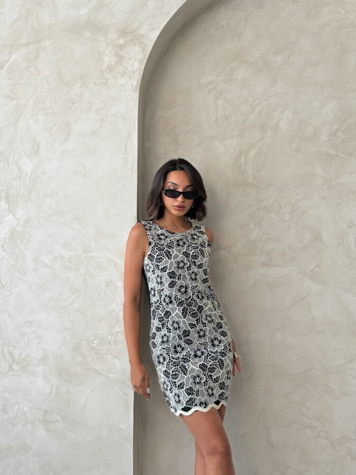 ElegantSheath Dress With Floral Pattern - Producer: Topshow - Wholesale Women Clothes - TheBS Women