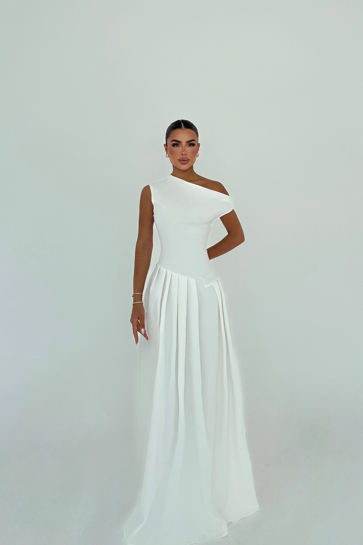 Elegant Fit And Flare Dress - Producer: EYYO ATELIER - Wholesale Women Clothes - TheBS Women
