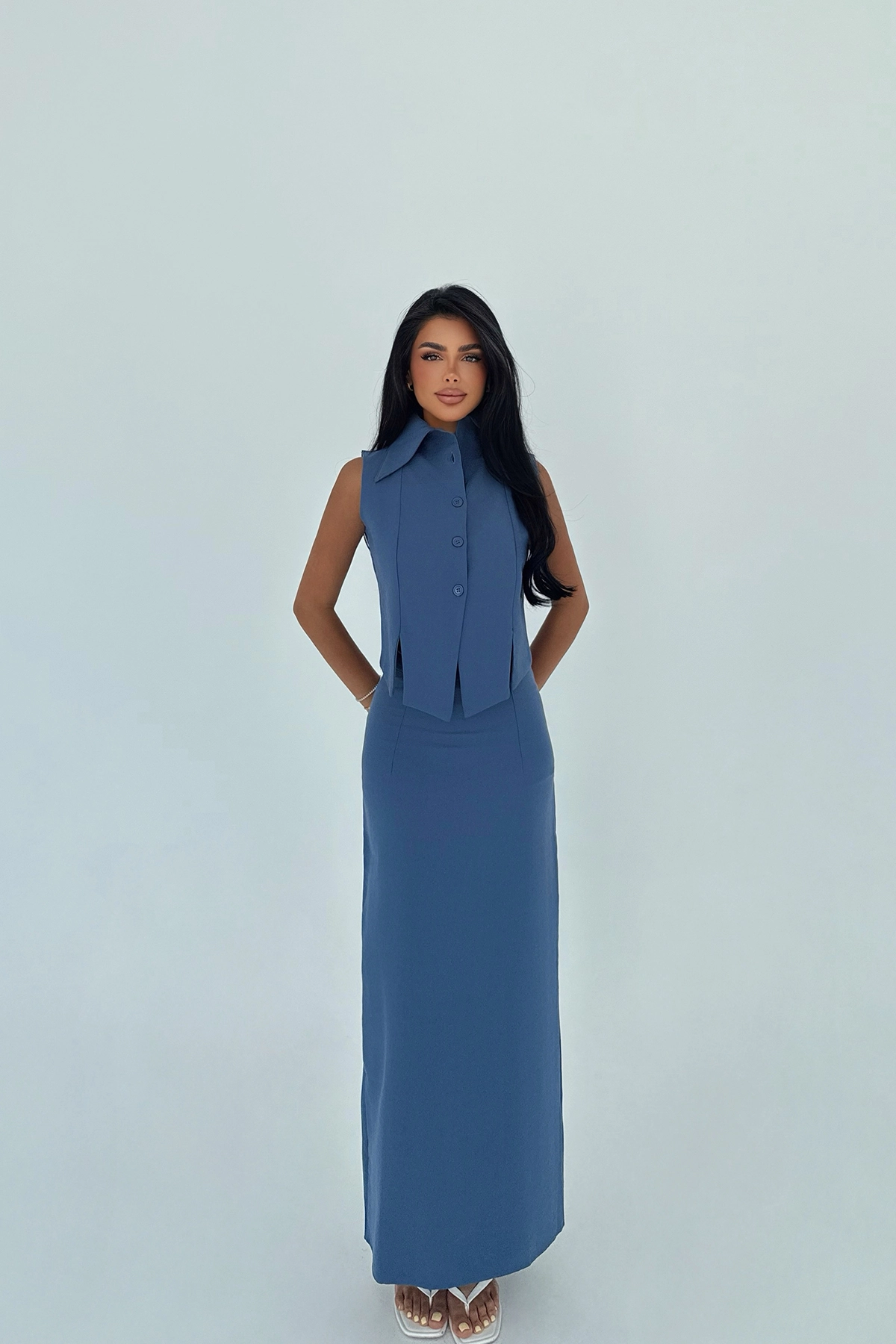 ElegantSet With Buttoned Closure - Producer: EYYO ATELIER - Wholesale Women Clothes - TheBS Women