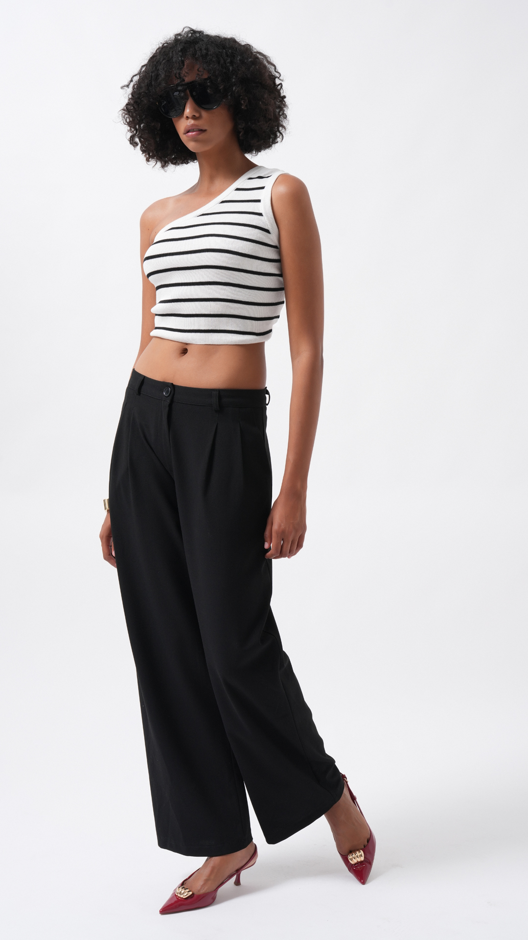 Elegant Formal Casual Palazzo Pants - Producer: Black Fashion - Wholesale Women Clothes - TheBS Women