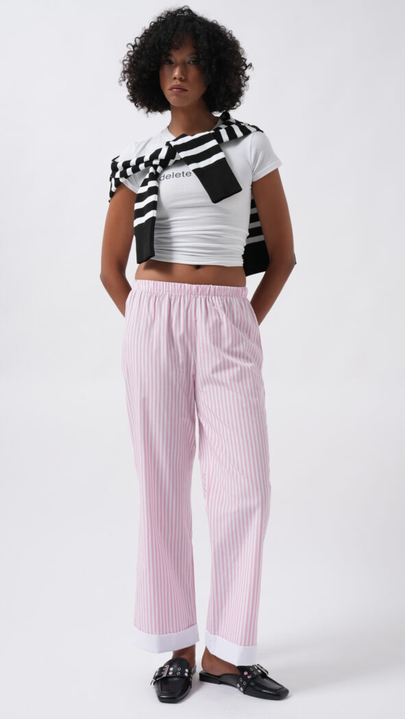 Casual Striped Palazzo Pants - Producer: Black Fashion - Wholesale Women Clothes - TheBS Women