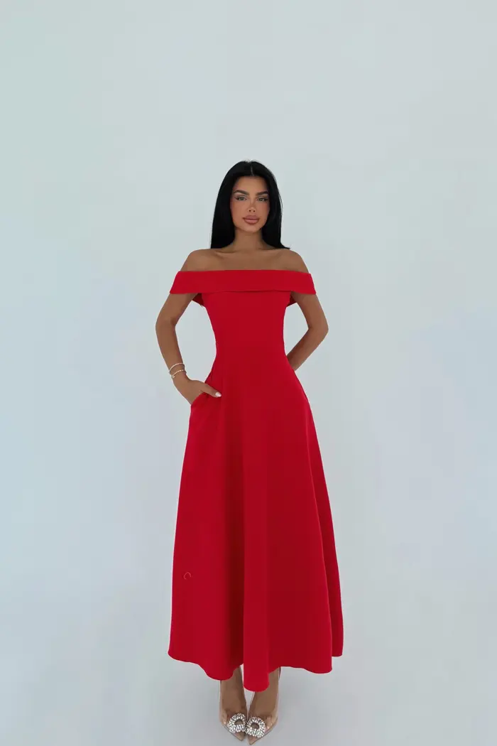 Elegant Formal Glam A-Line Dress - Producer: EYYO ATELIER - Wholesale Women Clothes - TheBS Women