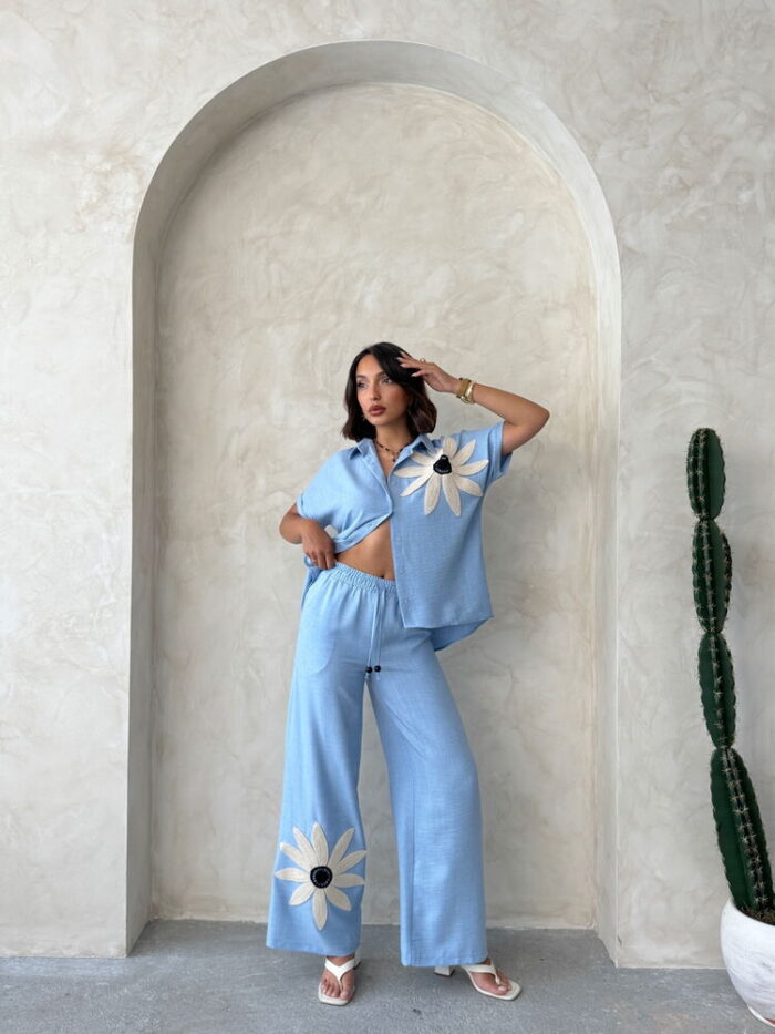 Casual Boho Modest Palazzo Pants - Producer: Topshow - Wholesale Women Clothes - TheBS Women