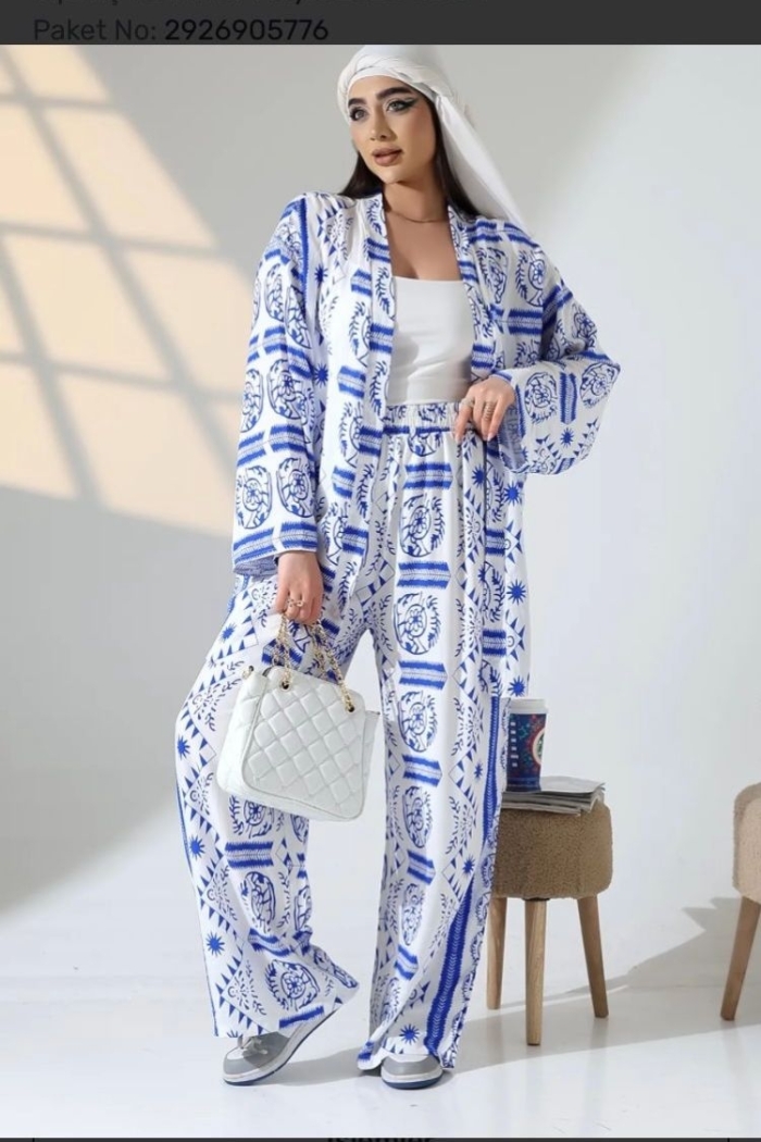 Ethnic Oversized Kimono With Square Neck - Producer: My Jest Fashion - Wholesale Women Clothes - TheBS Women
