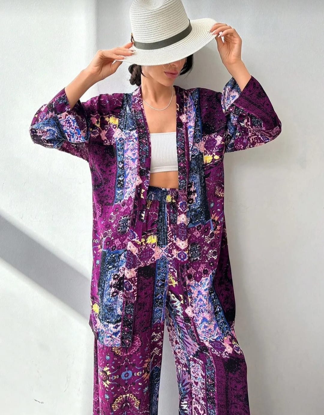 Elegant Kimono With Floral Patchwork Design - Producer: My Jest Fashion - Wholesale Women Clothes - TheBS Women